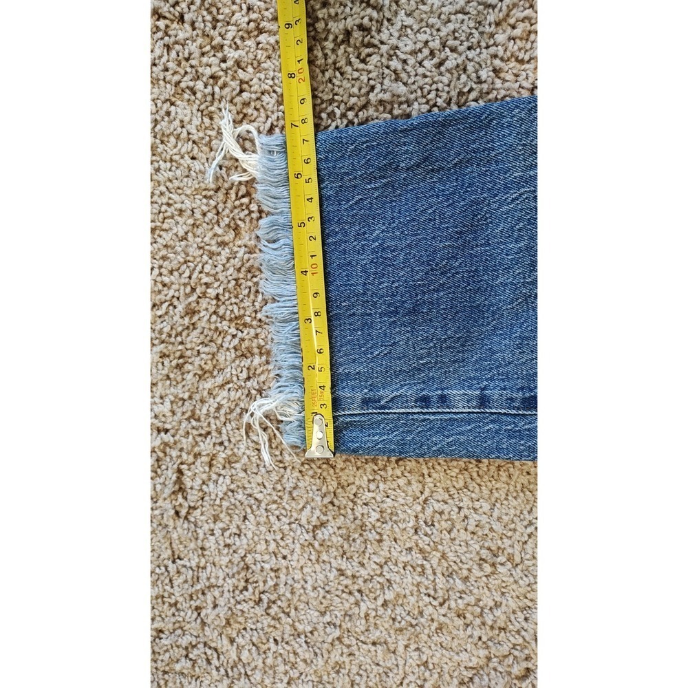 Madewell The Perfect Vintage Jean Size 29 Blue‎ High Rise Raw Hem Denim Pants - Picture 12 of 12